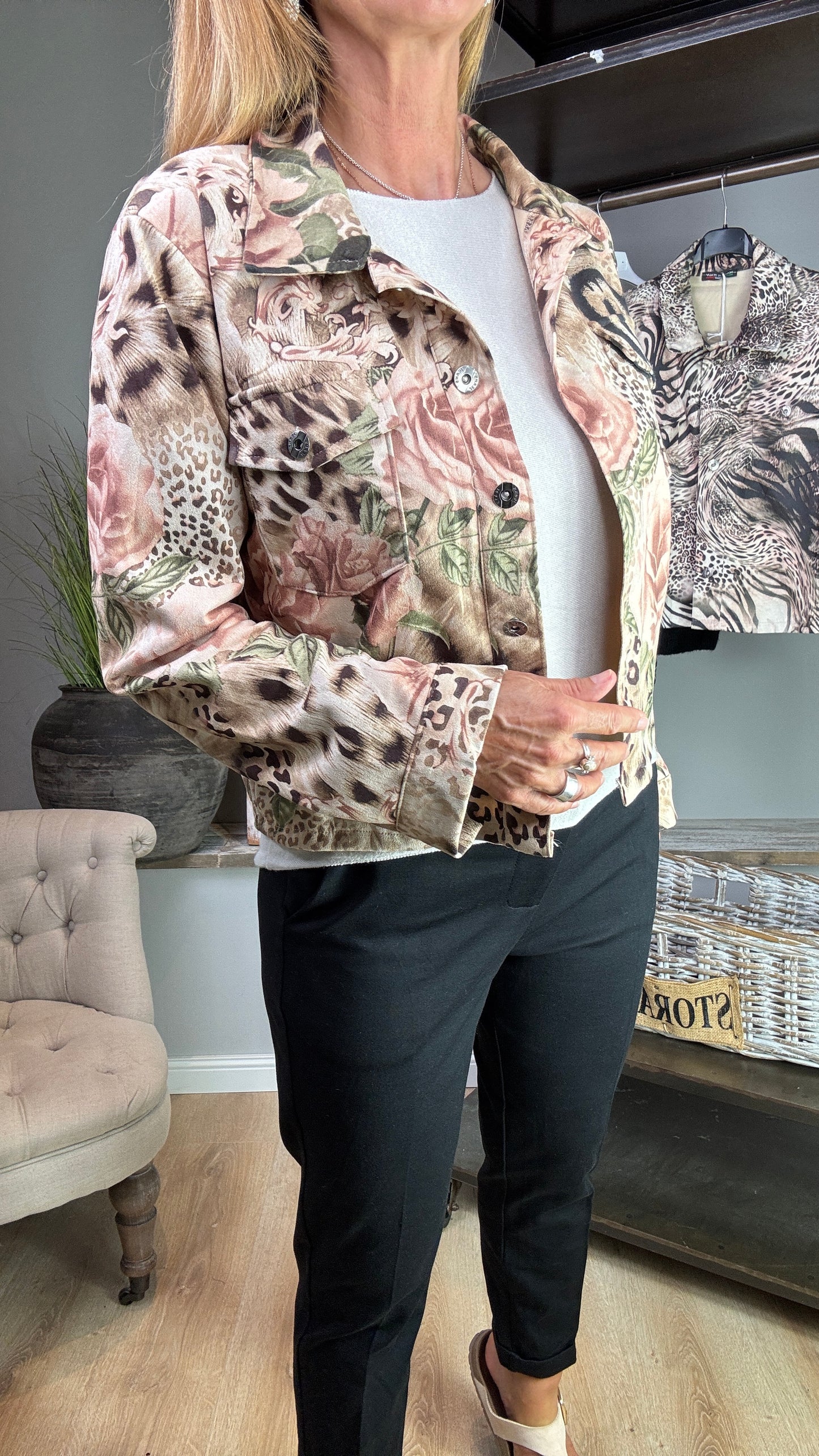 Blazer im Koffershirt-Stil