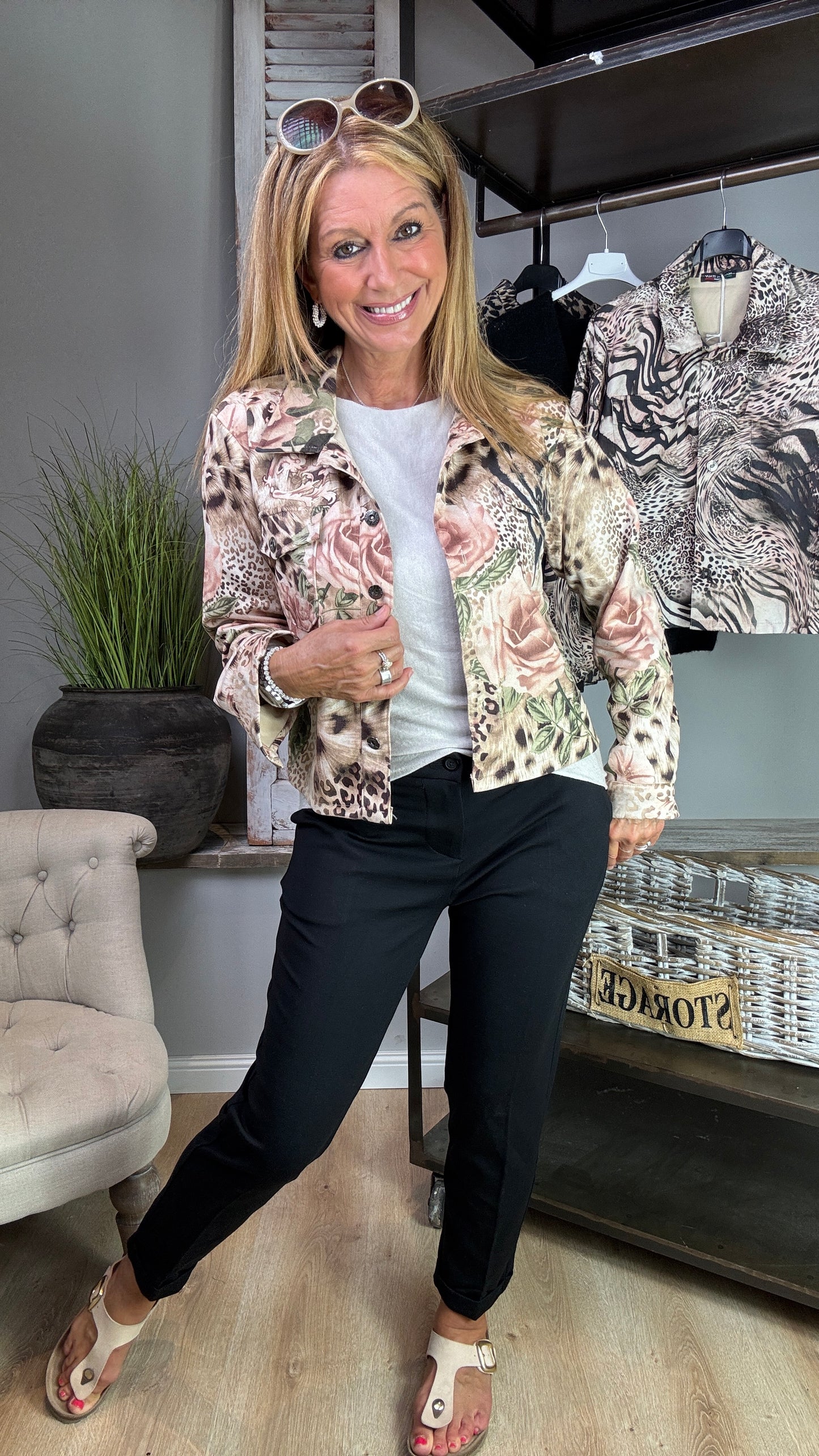 Blazer im Koffershirt-Stil
