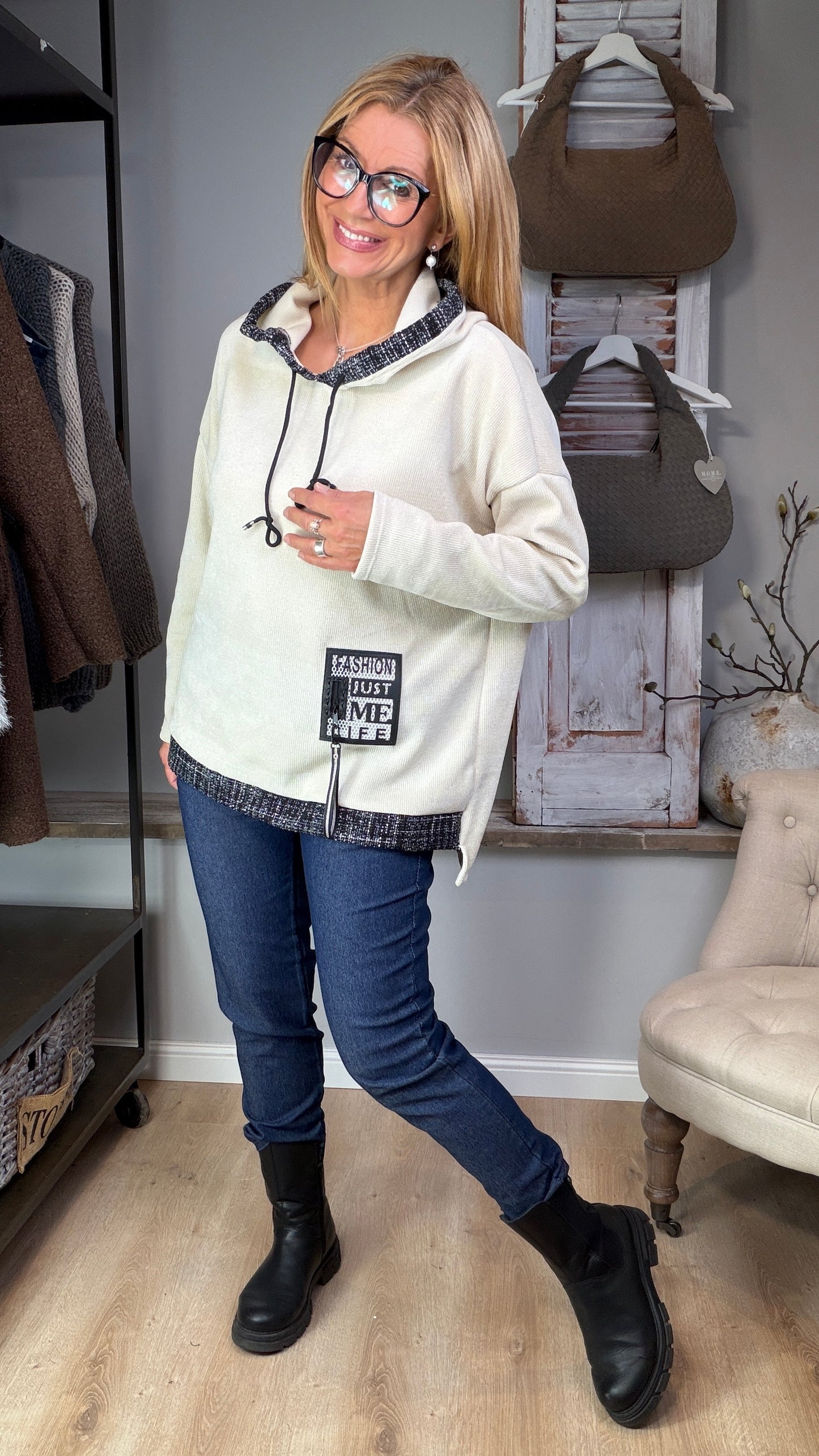 Kapuzenpulli "Fashion just me"