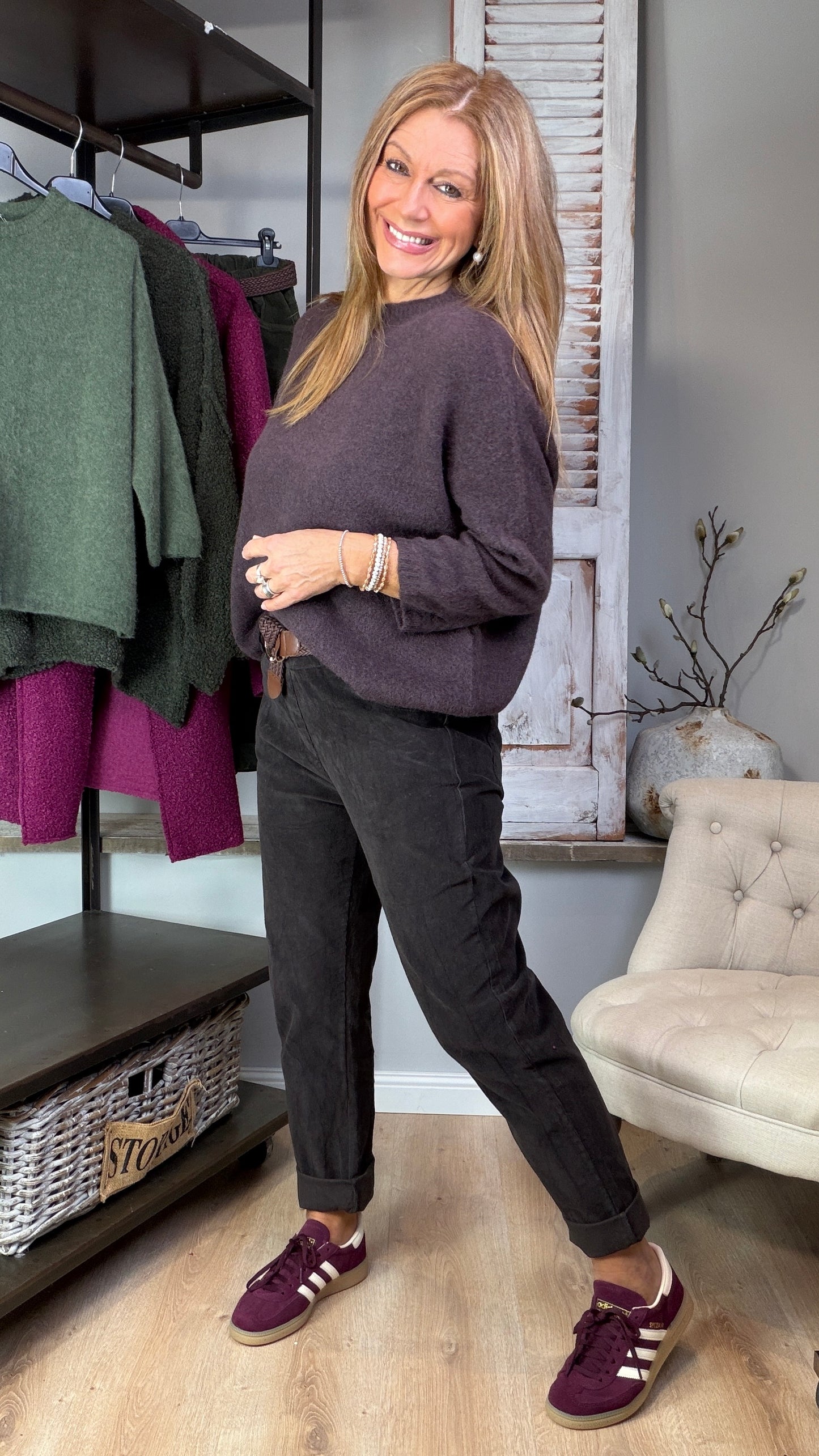 Kuschelpulli 3/4 Arm