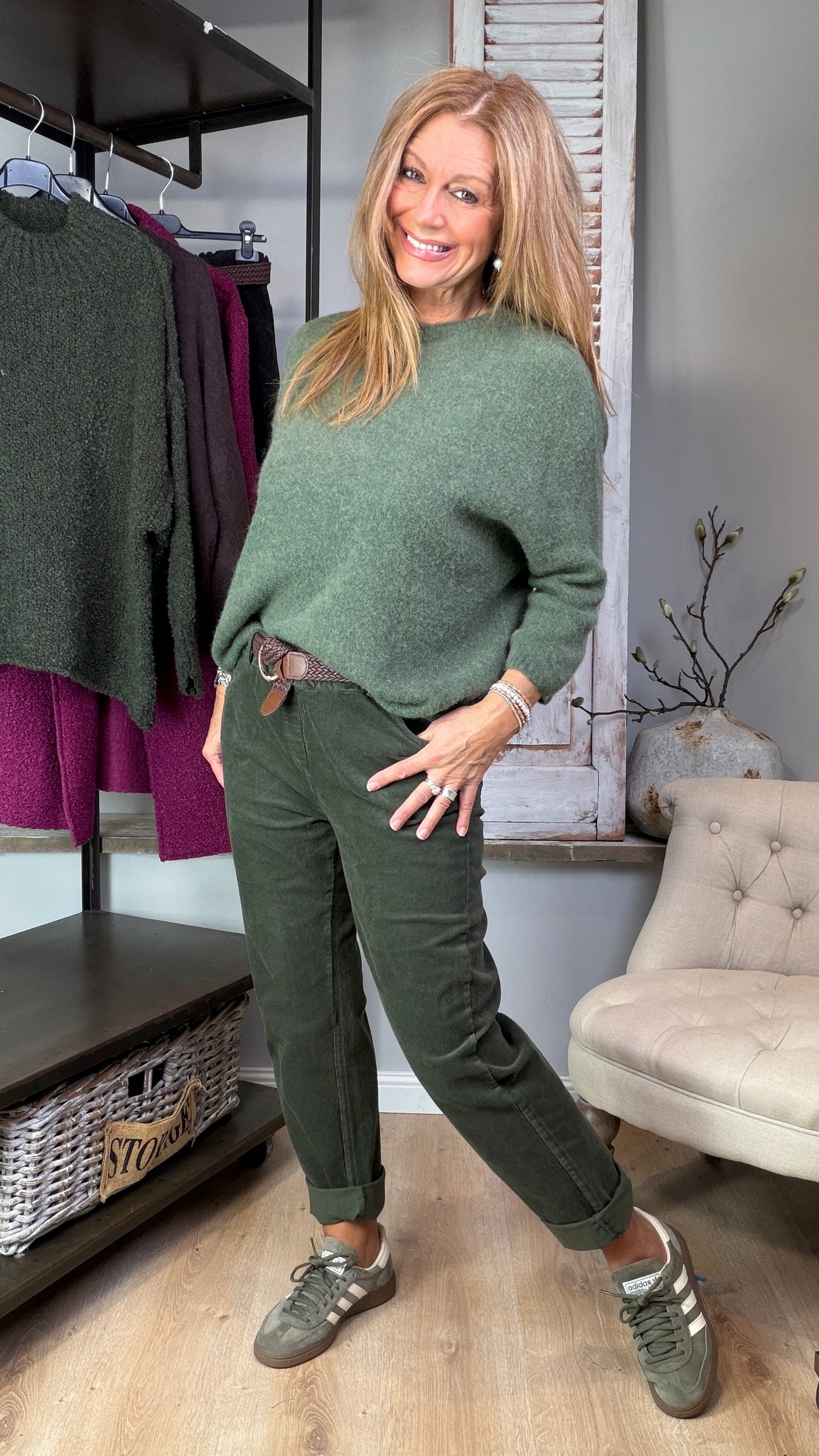Kuschelpulli 3/4 Arm