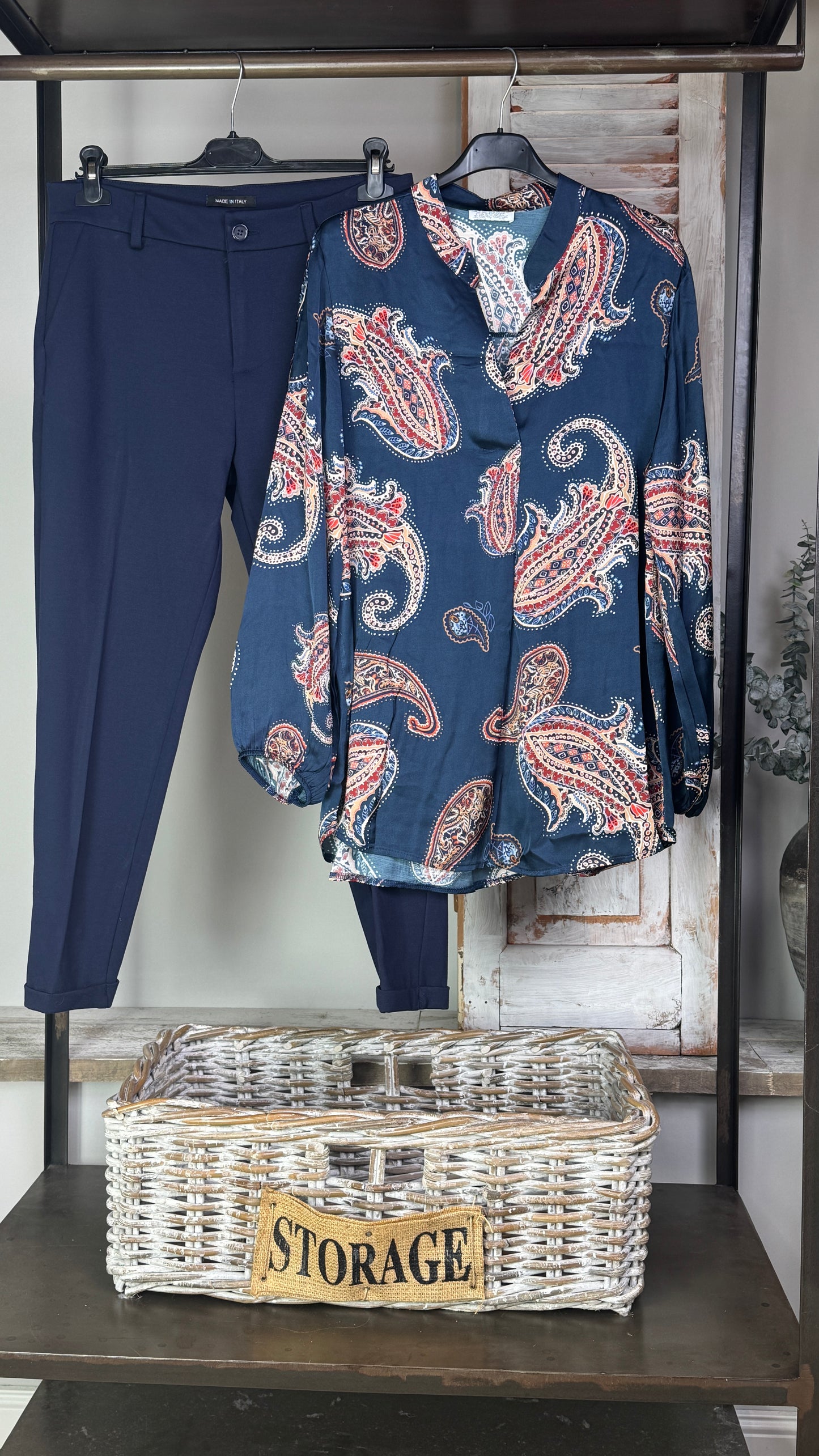 Bluse "Satin mit Print"