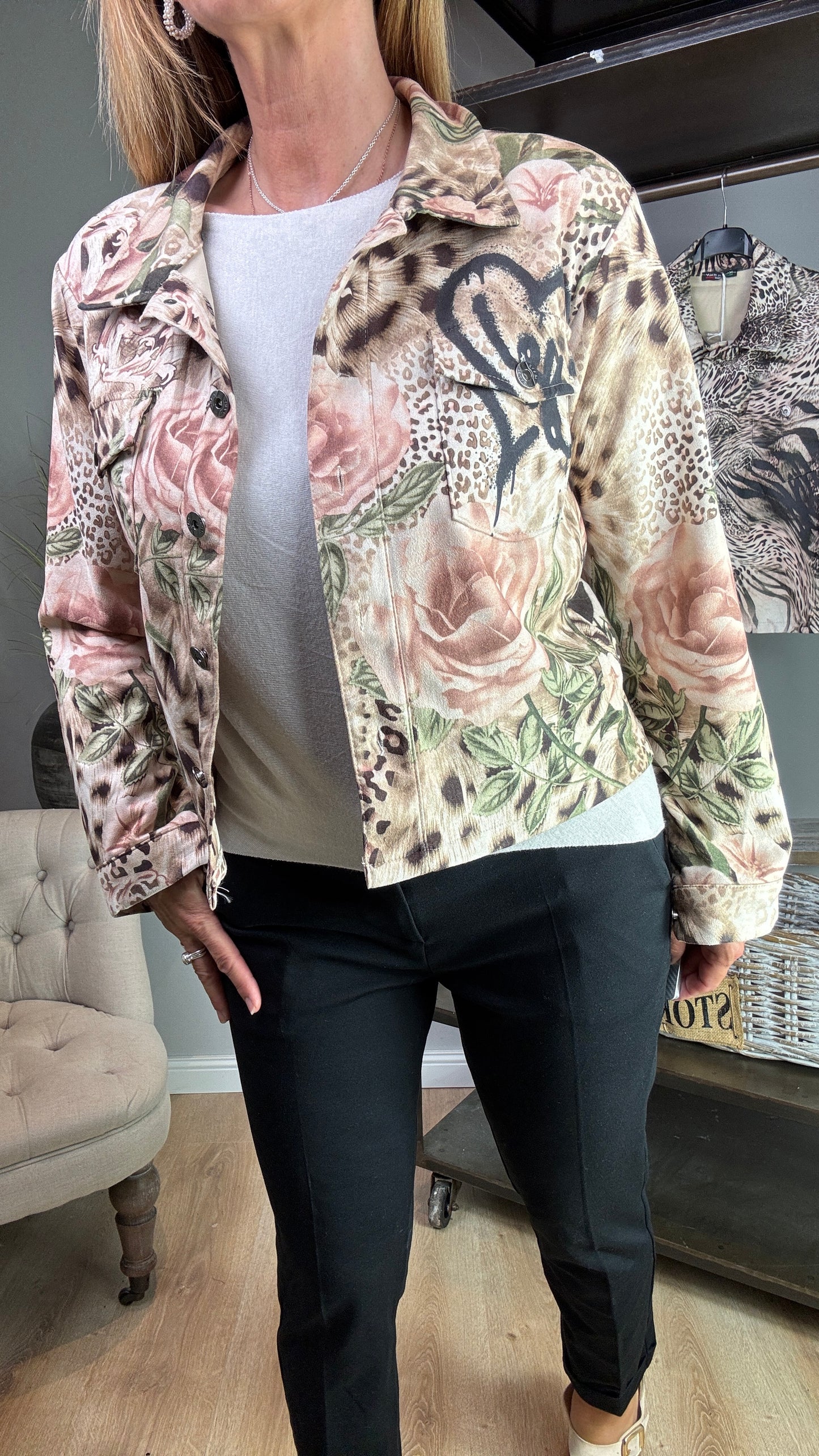 Blazer im Koffershirt-Stil