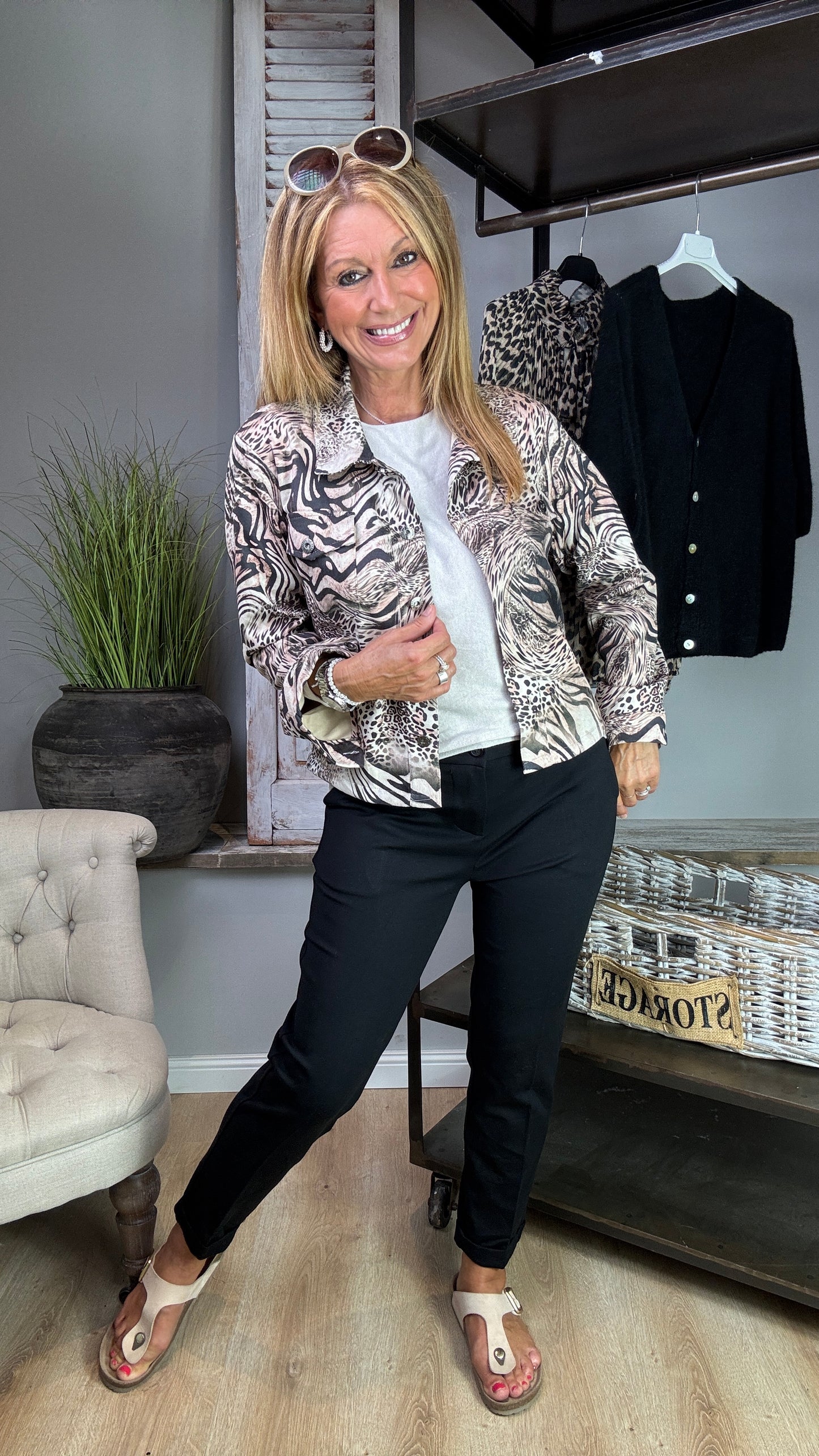 Blazer im Koffershirt-Stil