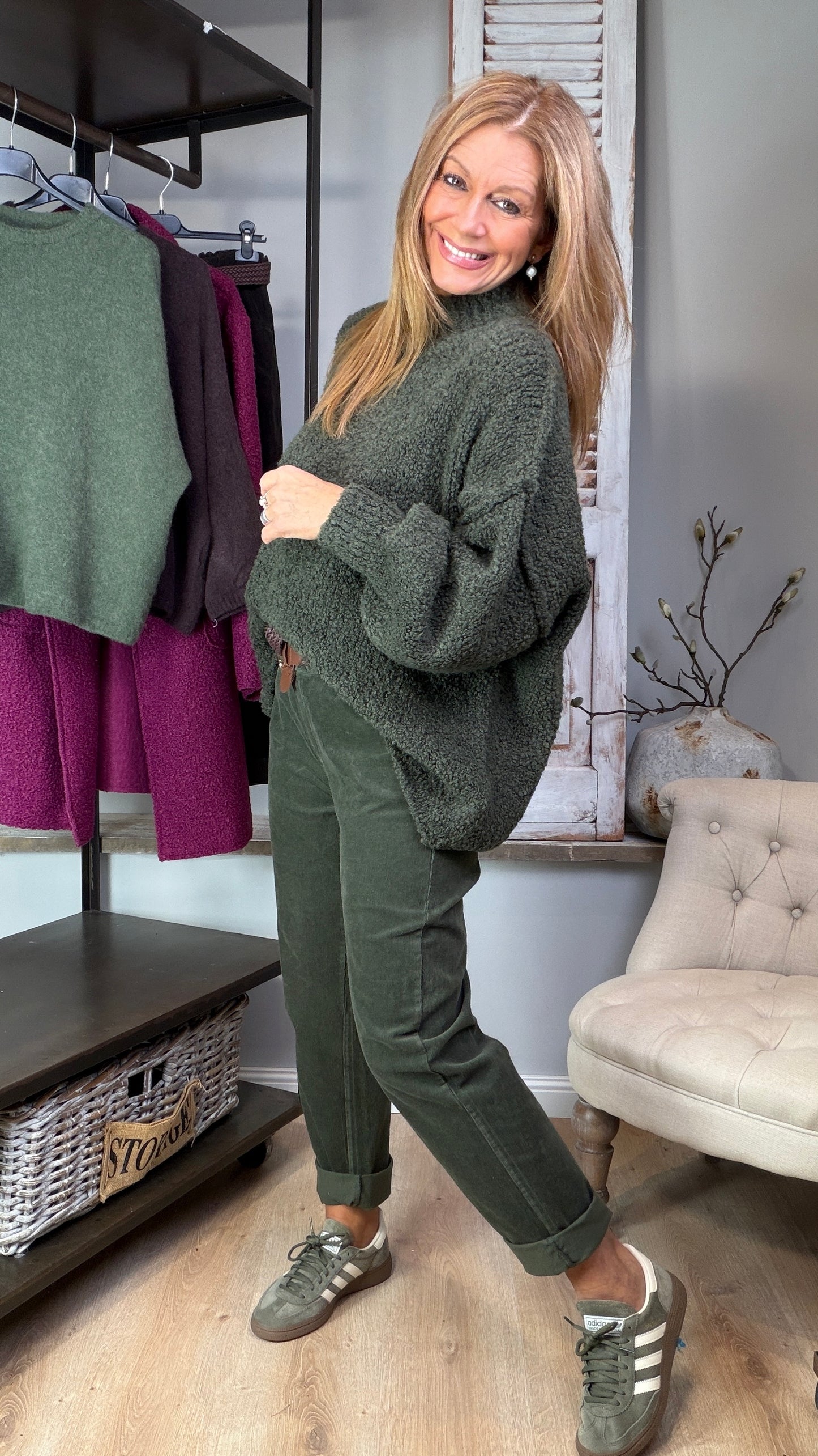 Boucle Pulli "Turtleneck"