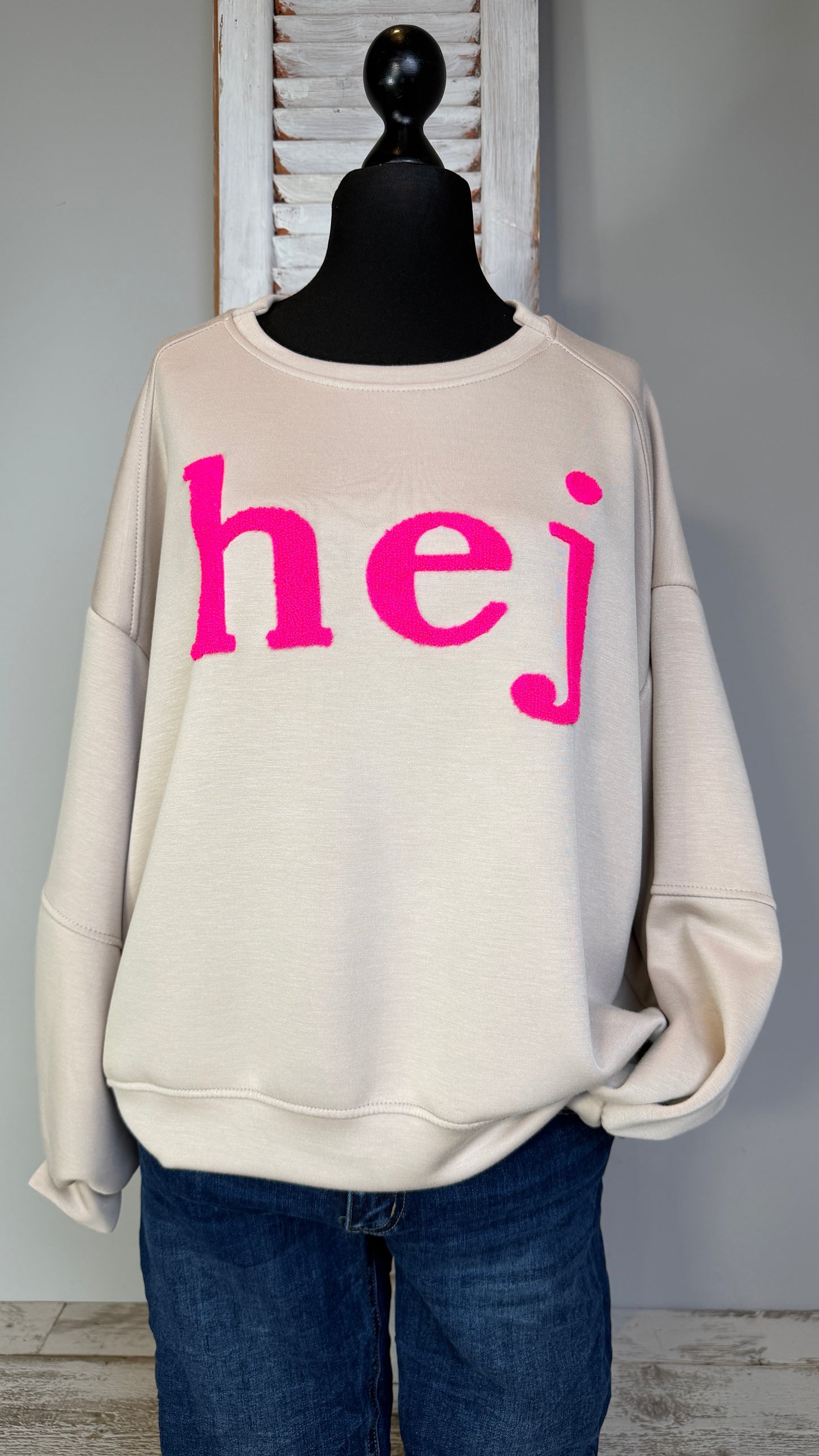 Sweat Shirt "hej"