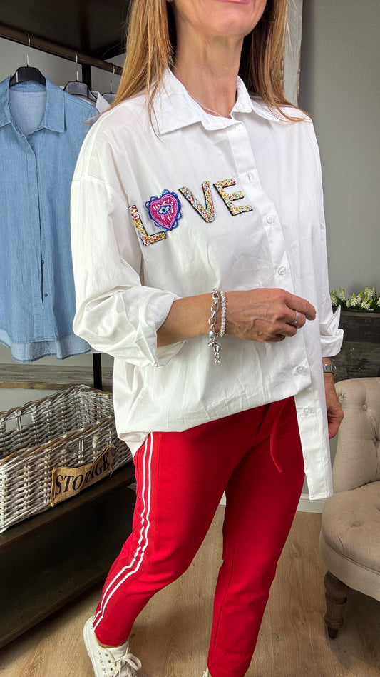Bluse "Love"