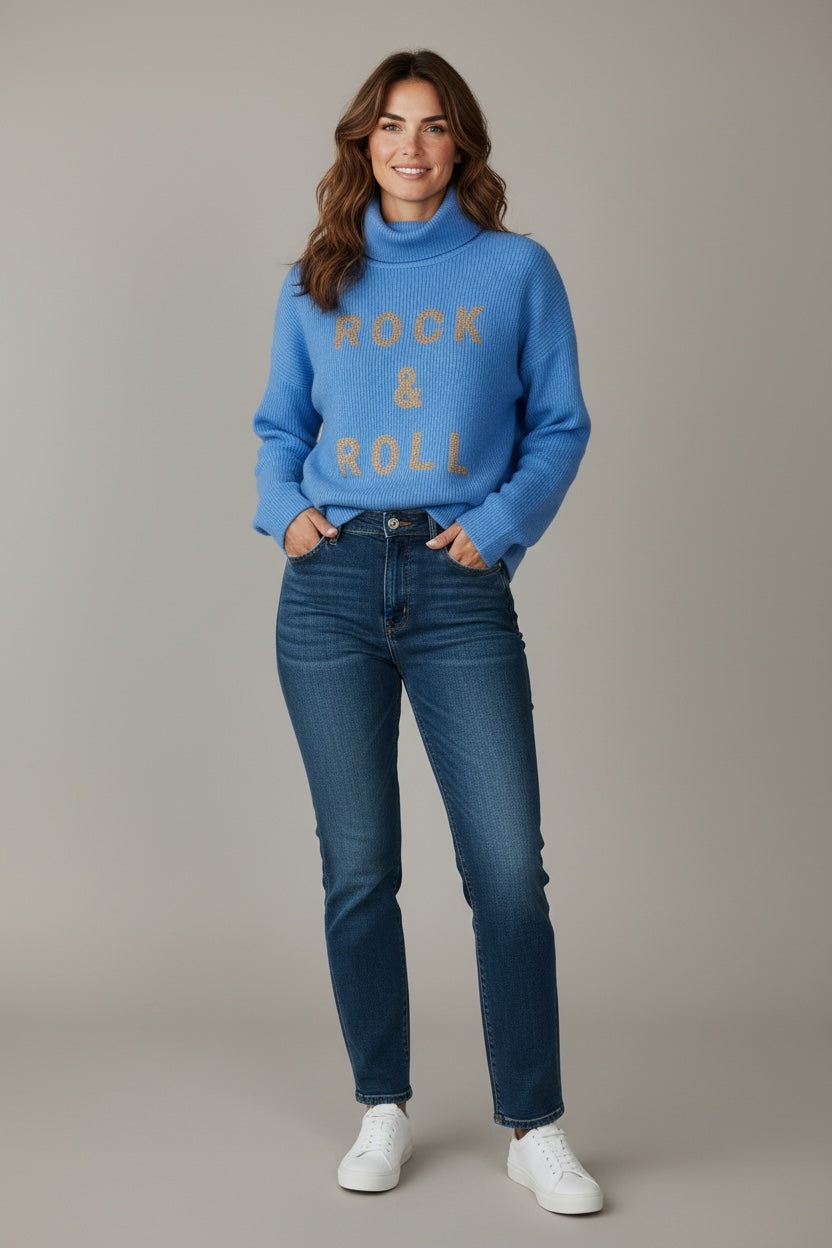 Rollkragenpulli "Rock & Roll"