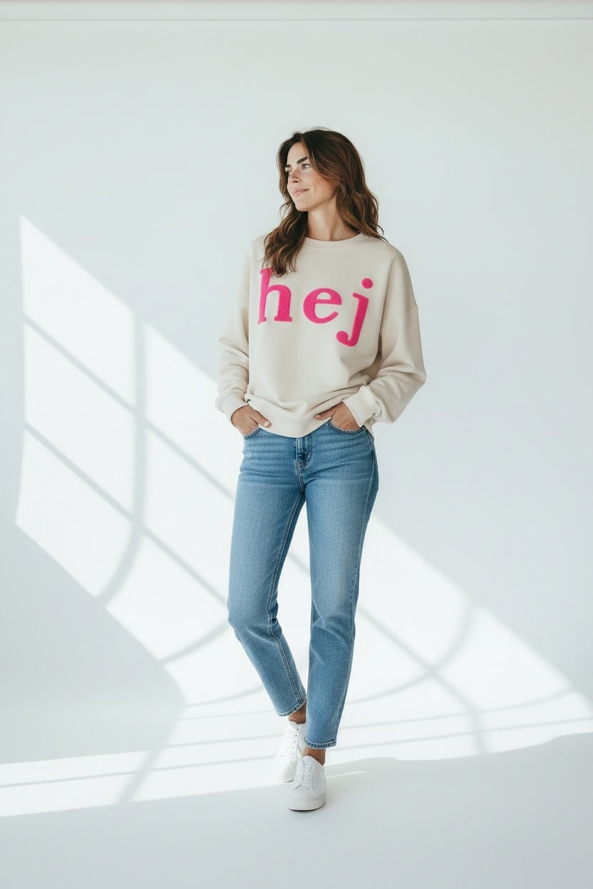 Sweat Shirt "hej"